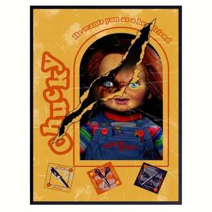 Chucky toy box.ver 防水加工キャンバスポスター