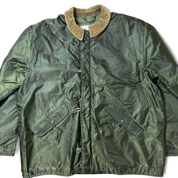 ★ALPHA INDUSTRIES★XL DLA 100 88 カーキ エクストリームコールドウェザーデッキジャケット フライトジャケット ミリタリー A-1