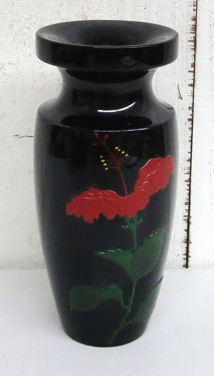 希少・未使用 琉球漆器 漆黒の花器と台座のセット ¥19,800→ 2025年最新】Yahoo!オークション -琉球漆器(その他)の中古品