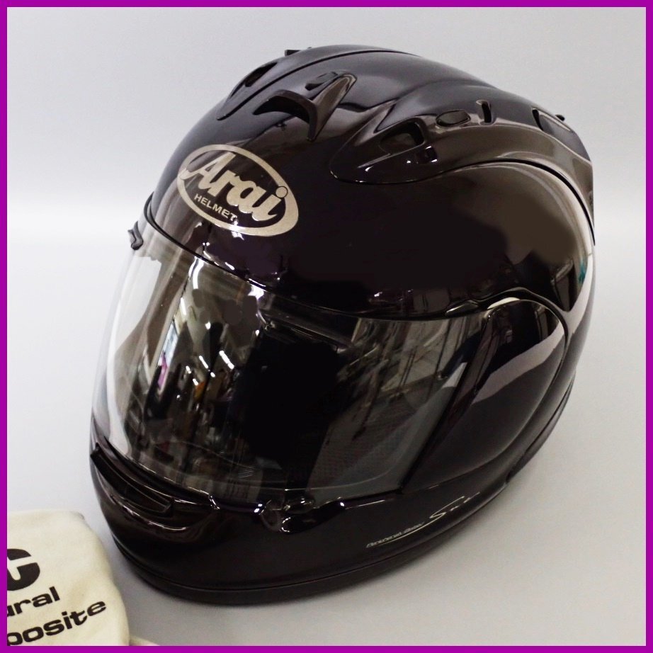 希少 Arai ジェットヘルメット 59-60cm アライ しとめ SZG SNELL 希少 Arai ジェットヘルメット 59-60cm アライ しとめ SZG SNELL