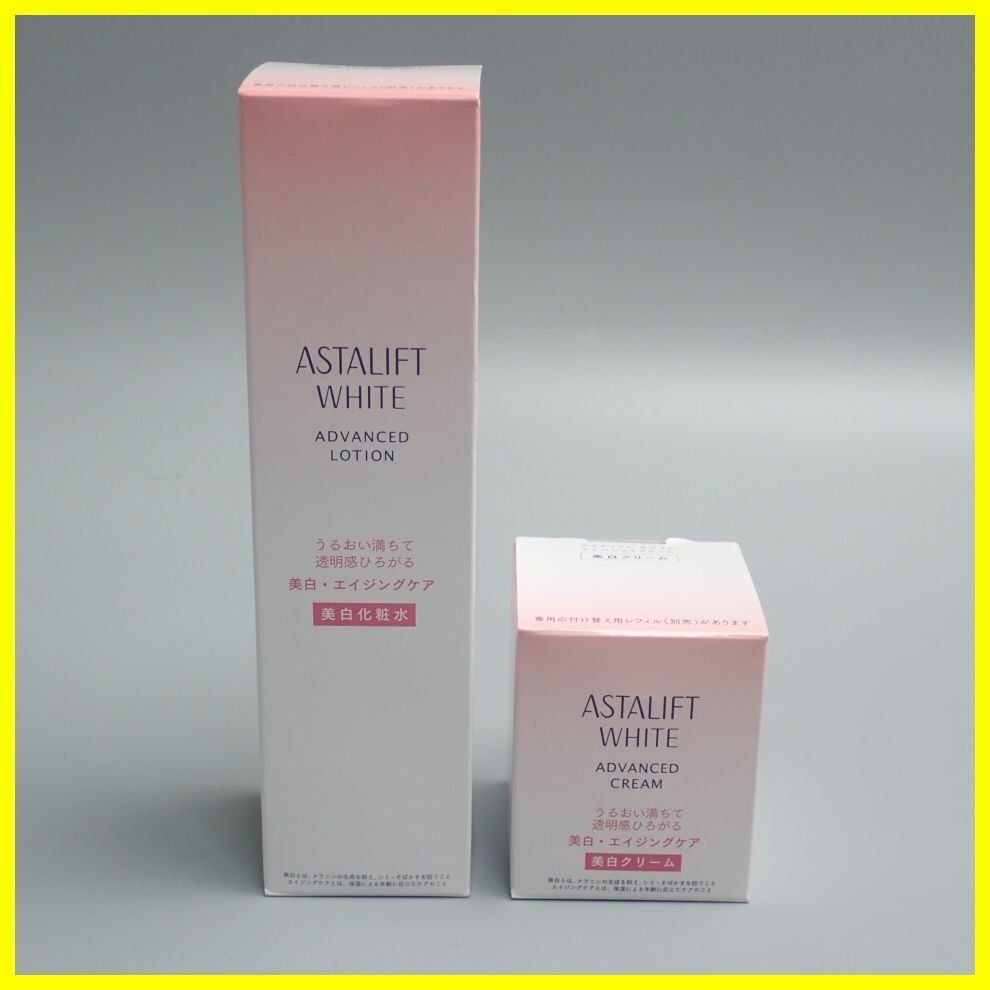 ★新品 富士フィルム アスタリフト ホワイト アドバンスド ローション 130ml + クリーム 30g/スキンケアコスメ/基礎化粧品&0897106244