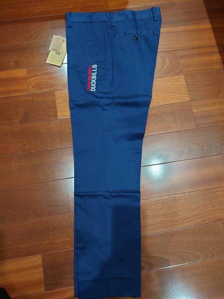 ☆ 新品 rough & swell ラフ アンド スウェル デトロイト パンツ M NAVI 紺 ゴルフ メンズ ① ☆