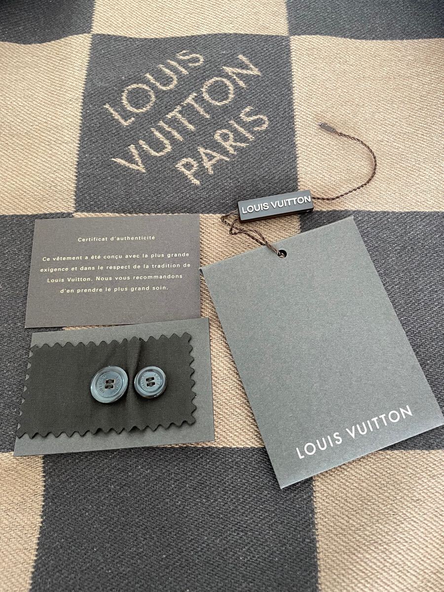 正規店購入本物 ルイヴィトン ダミエ マッキントッシュ ゴム引き コート LOUIS VUITTON ステンカラーコート M