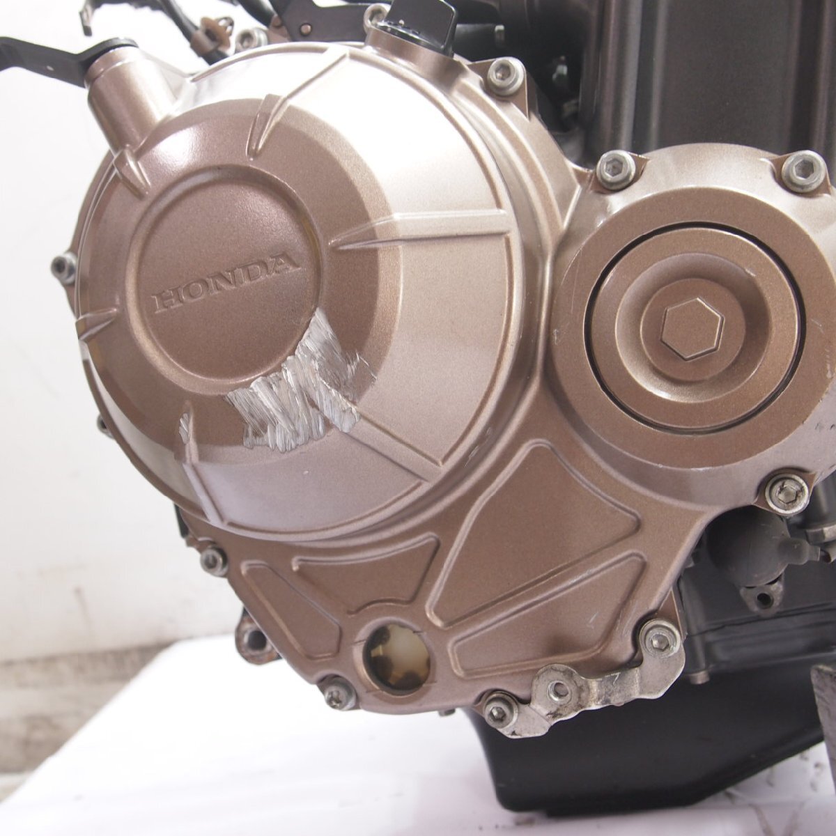 CBR400Rエンジン NC56E-1101 NC56 ピストン クランクケース クラッチ 部品取り CB400X CB400F