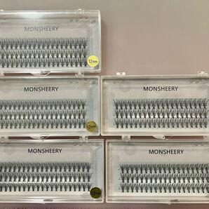 ラスト 10本束 12mm Cカール 5ケースセット 1ケース当たり200円 サンナミマツエク つけまつげ