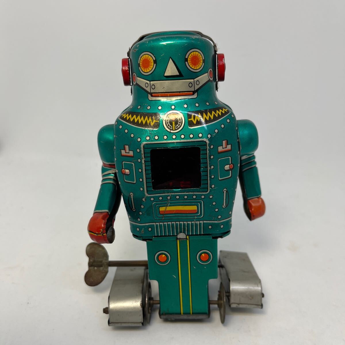 Yahoo!オークション -「スパーキーロボット」(ロボット) (ブリキ Yahoo!オークション -「スパーキーロボット」(ロボット) (ブリキ