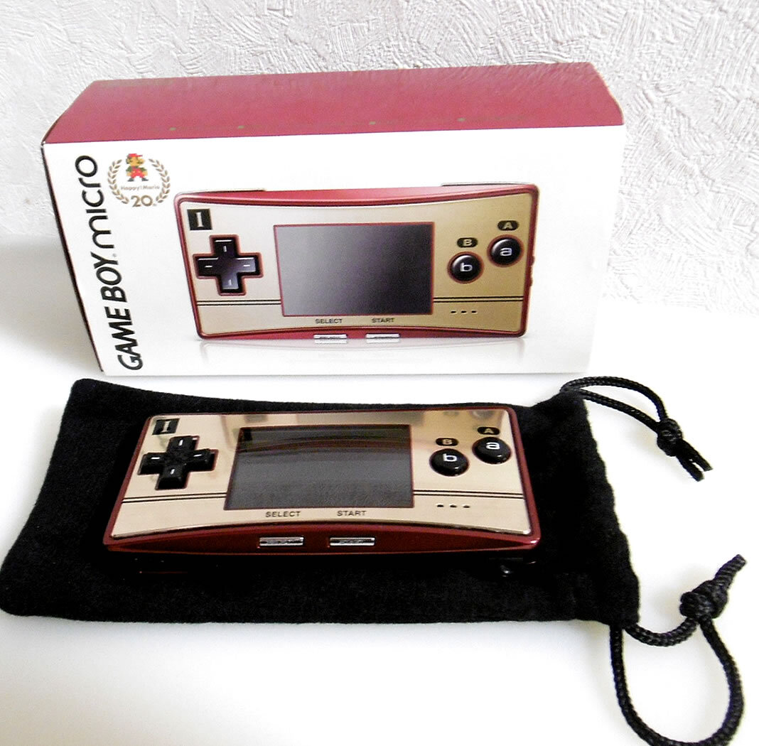 楽天市場】【中古】 任天堂 nintendo ゲームボーイミクロ OXY-001 ファミコンバージョン ファミコンカラー 20周年記念カラー 充電器付 GAMEBOY  Micro ゴールド （CL9） : 買取倉庫リバイブ 楽天市場店