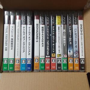 【動作確認済】30 ゲームソフトまとめ売り14本 テイルズオブエクシリア バトルフィールド メタルギアソリッド4 バイオハザード グラセフ5