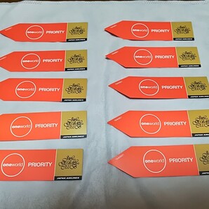 【非売品】新品未使用 JAL 日本航空 プライオリティタグ 10枚.