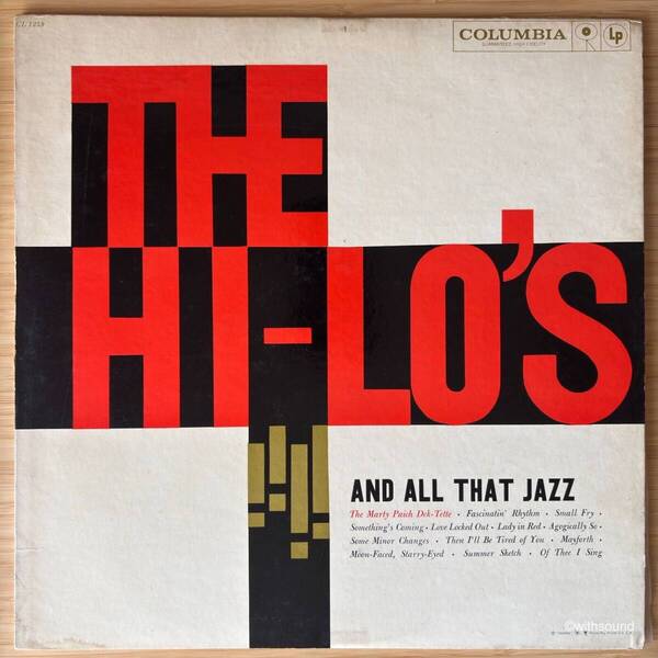 THE HI-LO'S And All That Jazz US ORIG LP 6 EYES 1958 COLUMBIA CL 1259