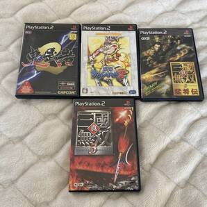 ジャンクPS2-746 プレイステーション2 三国無双2猛将伝 三国無双3 鬼武者2 戦国BASARA2 動作未確認