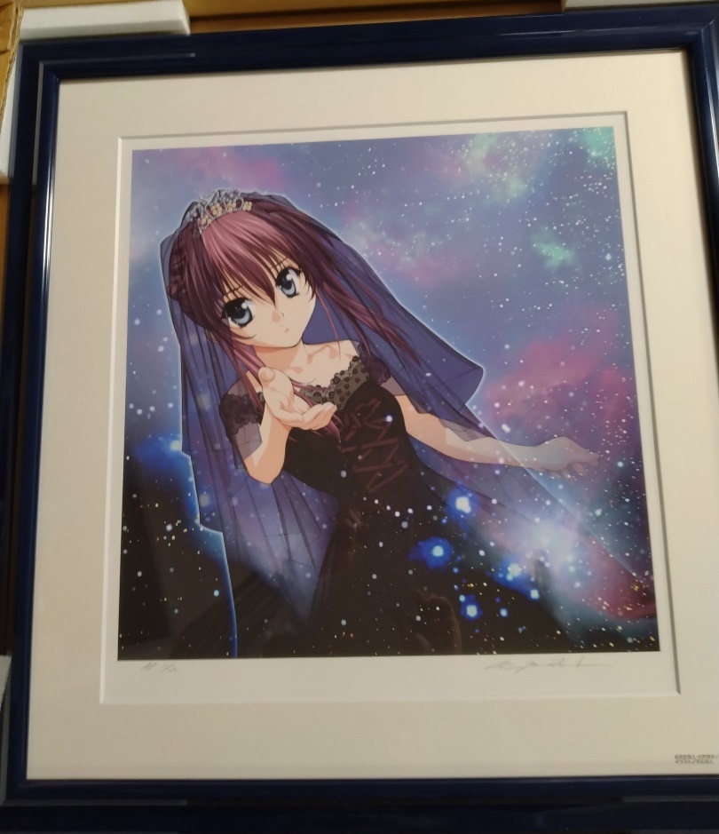 シスタープリンセス千影直筆サイン入り版画