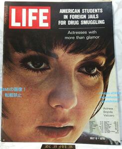 【動画あり】希少 ライフ マガジン 雑誌 1970 7月6日 ブレンダ・ヴァッカロ Rare LIFE Magazine JULY 6 1970 Brenda Vaccaro