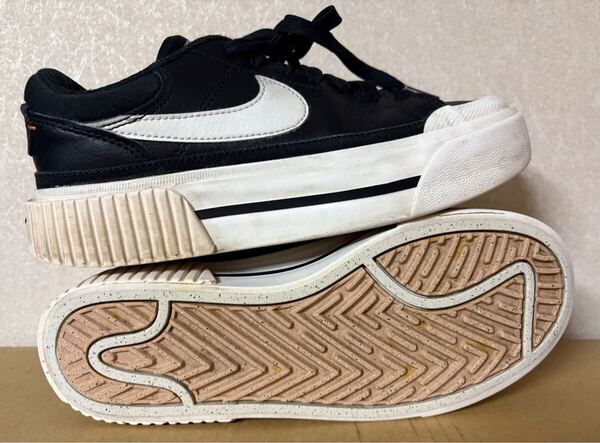 NIKE WMNS COURT LEGACY LIFT size-22.0cm 中古 箱無し 送料無料 NCNR