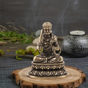 入荷!【病気平癒・立身出世・商売繁盛】不動明王 真鍮 置物 インテリア