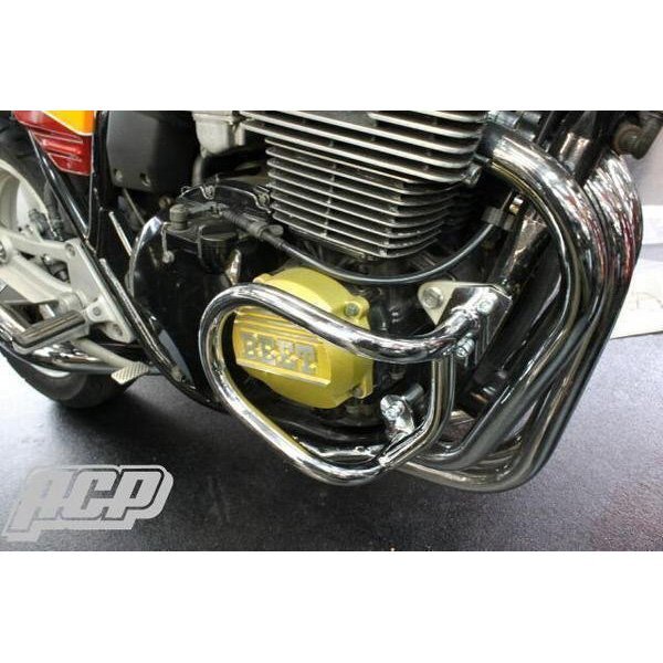 楽天市場】YAMAHA XJR400 エンジンガード 新品 メッキ マフラー : プリティーレーシング