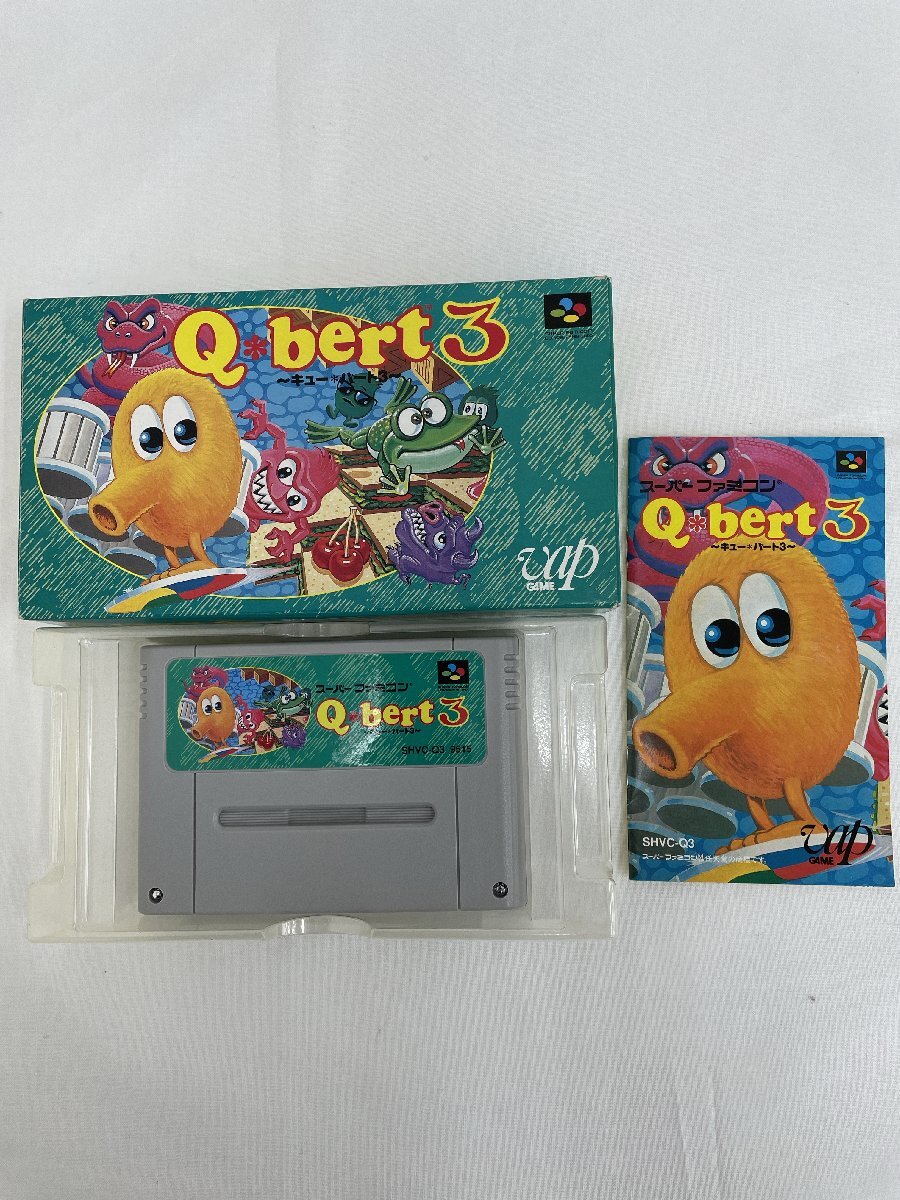 Yahoo!オークション -「qバート3」(スーパーファミコン) (テレビ Yahoo!オークション -「qバート3」(スーパーファミコン) (テレビ