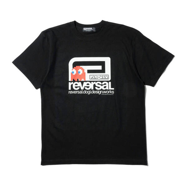 リバーサル × パックマン■送料込■限定品 アカベエ BIGMARK Tシャツ 黒■テレビゲーム GAME PACK MAN 格闘技 プレステ ニンテンドー