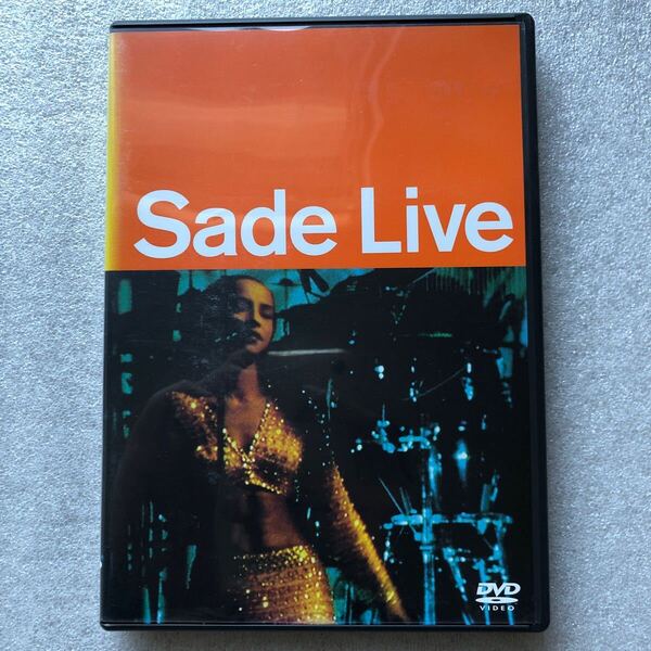 【 洋楽 中古 DVD 】 シャーデー Sade Live ライヴ セル版 国内盤 貴重品 ジャケット背側色褪せあり 他多数出品中