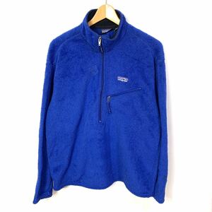 ■2002年製 patagonia パタゴニア レギュレーターシリーズ R4 フリース プルオーバージャケット 古着アメカジ アウトドア ブルー サイズL■