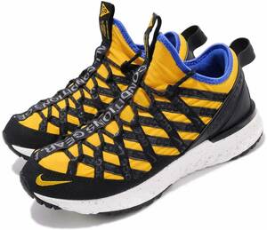 27.5cm●NIKE ACG REACT TERRA GOBE ナイキ エーシージー リアクト テラ ゴーブ アウトドア 黄 黒 bv6344-700 ギア 運動 トレッキング