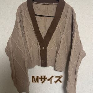 【試着のみ】Honeyspot ショートカーディガン ブラウン Mサイズ