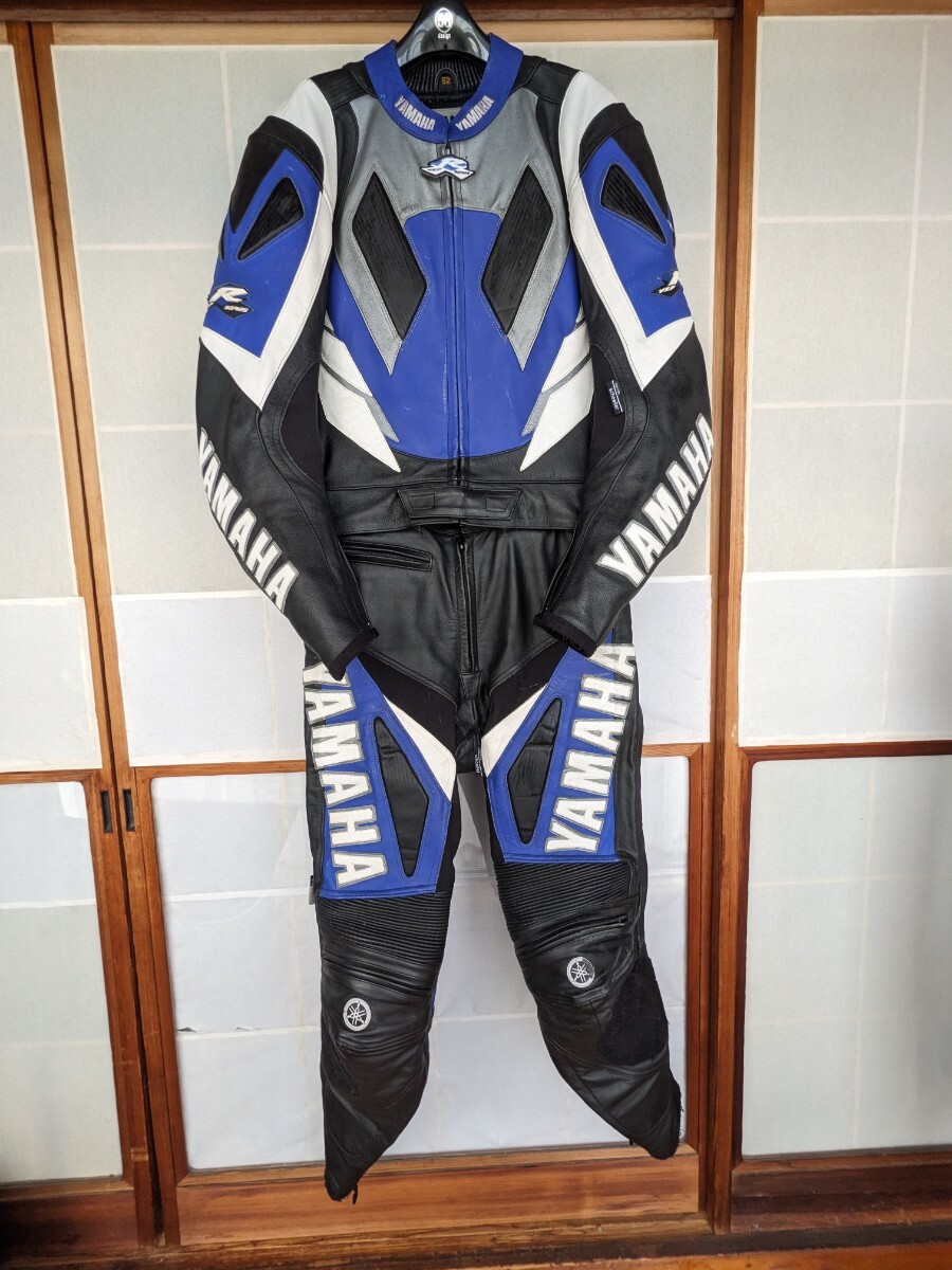 Yahoo!オークション -「yamaha ヤマハ」(革ツナギ) (バイク Yahoo!オークション -「yamaha ヤマハ」(革ツナギ) (バイク