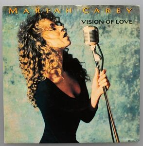 T-874 Beautiful UK Board Mariah Carey Mariah Carey Vision of Love/Sedemed из UP выше 655932 0 сингл 45 об/мин