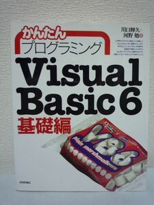 かんたんプログラミングVisual Basic6 基礎編 ★ 川口輝久 河野勉 ◆ 入門用プログラム言語 基礎 画面デザイン 制御構造 グラフィックス