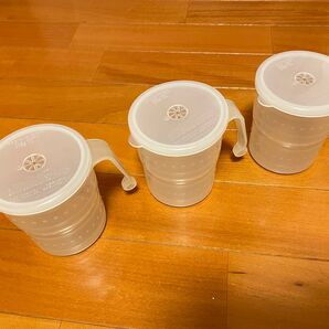 【新品/未使用】ストローが刺せるコップ MADE IN JAPAN 3個