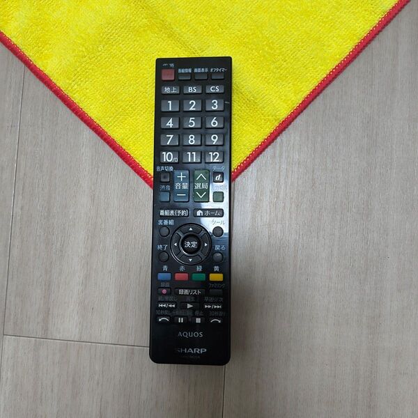 SHARP AQUOS用 テレビリモコン GB123WJSA
