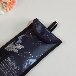 ループ付き27桁用そろばんケース 宇宙ステーション ネイビー