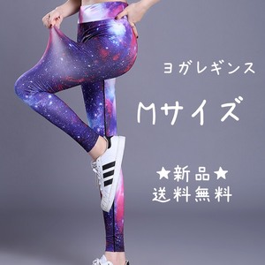 新品 Mサイズ ヨガレギンス レディース エクササイズ ピラティス