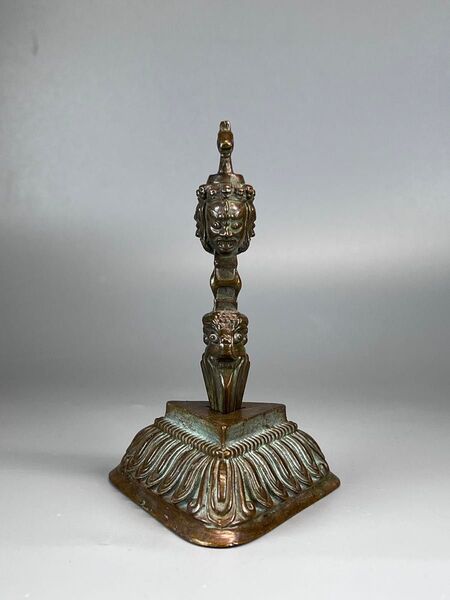 古銅 細工 チベット 密宗密教 金剛杵 仏具 法器 辟邪 中国 古美術 密教法具