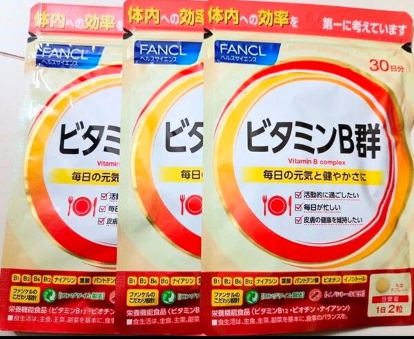 ファンケル ビタミンB群 30日分 60粒 3袋 新品