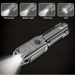 懐中電灯 USB充電式 led 小型 超軽量