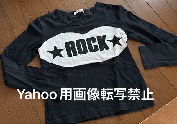 Sサイズ シンプル 長袖Tシャツ ブラック チャビーギャング