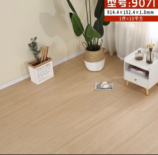 フローリングシートフロアタイル36枚枚3畳用数量限定