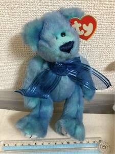 ^Ty Beanie babes Beanies soft toy .. blue 