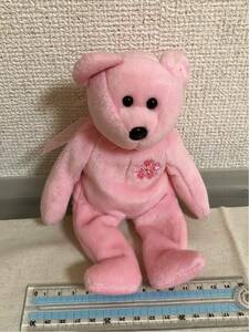 ^Ty Beanie babes Beanies soft toy .. pink 