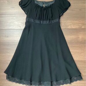 美品 PEYTON PLACE レース付き パフスリーブ 可愛いワンピース Sサイズ