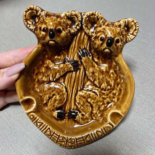 コアラ 灰皿 お皿 オーストラリア シドニー インテリア 陶器