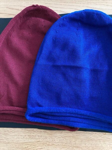医療用帽子ニット帽男女兼用 Lサイズ2枚纏め売り