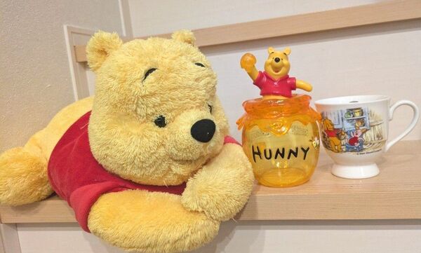 プーさん ティッシュケース カップ ケース セット♪当時物 TokyoDisneyResort ディズニーランド