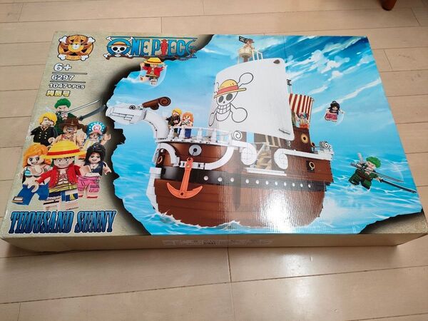 ラスト1★ワンピース★ゴーイングメリー号LEGO互換ブロックミニフィグ7体セット ルフィ