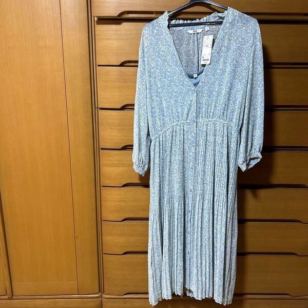 新品 UNIQLO XL 七分袖ワンピース