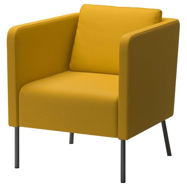 IKEA エーケロー ソファ 1人掛け スキフテボーイエロー