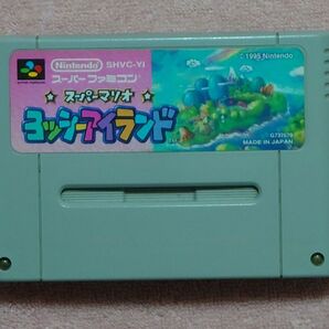 送料無料 ヨッシーアイランド 端子清掃、起動確認済 スーパーファミコン
