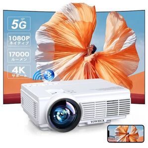 プロジェクター 小型 2024進級版17000LM高輝度&天井投影可 ホームプロジェクター