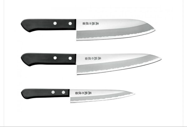 三徳包丁165mm&牛刀包丁180mm&ペティナイフ135mm 燕三条